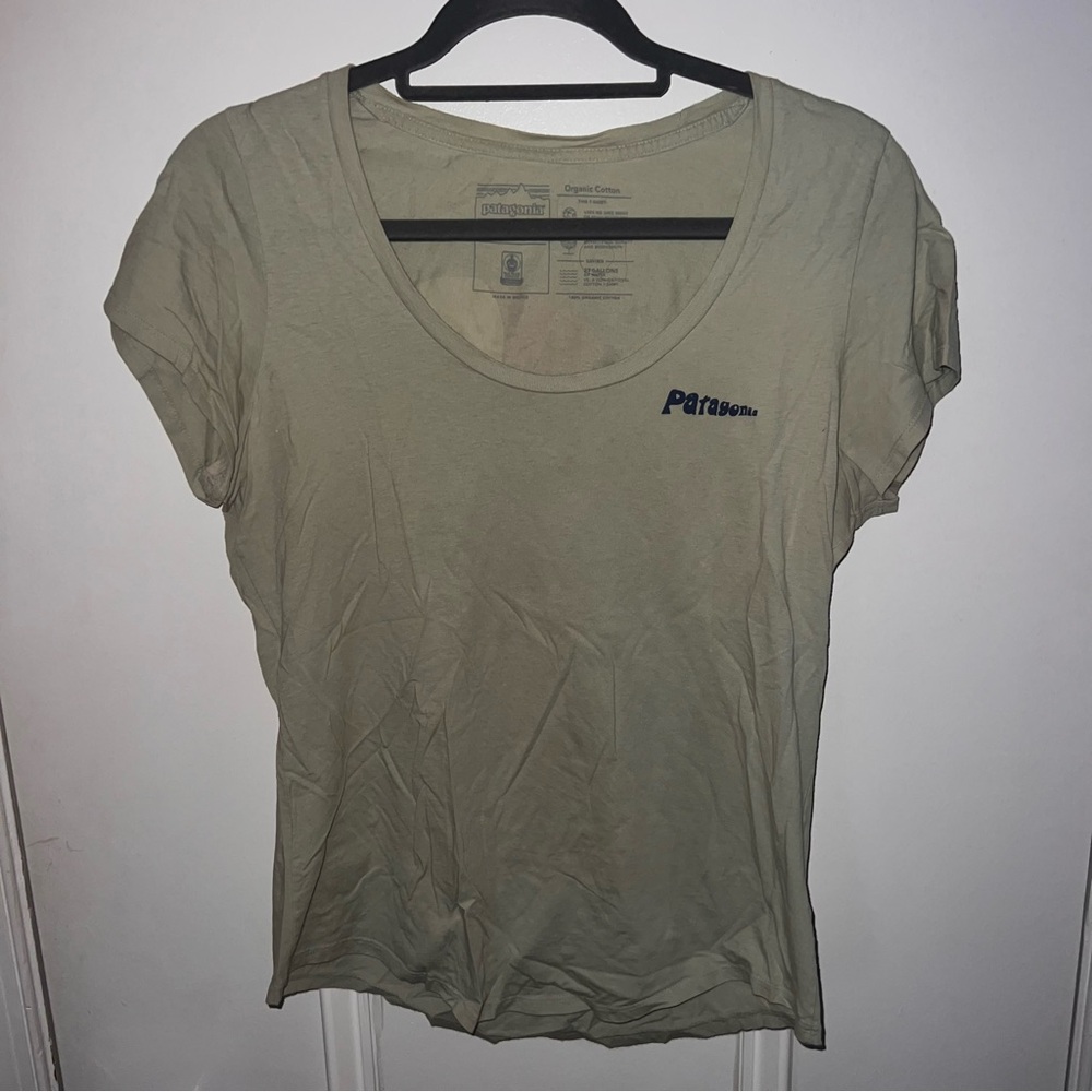 Patagonia Women's Sage Green Short Sleeve Tee